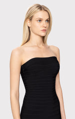 Strapless Banded Pencil Dress