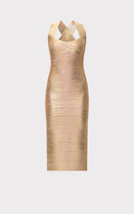 The Metallic Sandra Dress