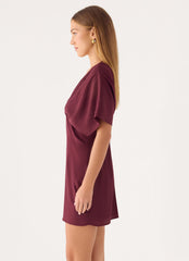 Only For You Mini Dress - Burgundy