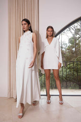 Lilydale 3D Maxi Dress In White