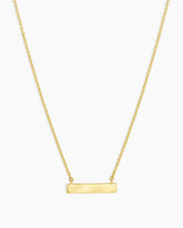 Bespoke Plate Necklace (Gold)