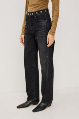 Samo Barrel Leg - Black Stone Studded