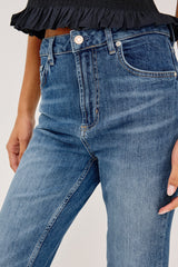 Sunset Crop Slim Flare - Tidal Wave