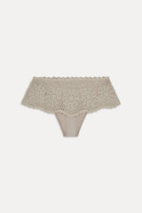 Shelly Crochet Shine Swim Skirt - Birthday Suit