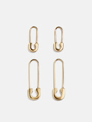 Mini Spillo 18K Gold Earrings - S