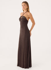 Summer Dream Maxi Dress - Chocolate