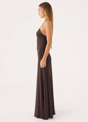 Summer Dream Maxi Dress - Chocolate