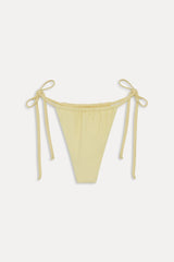 X Jennie Tia Ribbed Bikini Bottom - Honeycomb