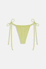 Tia Skimpy String Bikini Bottom - Yellow Mojito