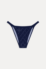 Tide Cheeky Bikini Bottom - Diamond Stitch