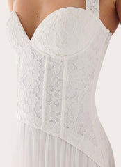 Tunnel Vision Maxi Dress - White