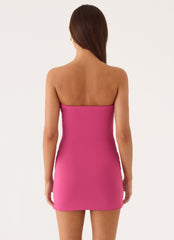 Ungodly Hour Mini Dress - Berry
