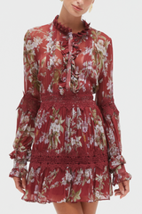 Delicata Flutter Mini Dress