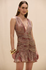 Feathers Mini Dress