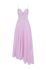 Tricoline Lotus Maxi Dress