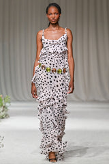 Peony Dots Maxi Dress (Runway)