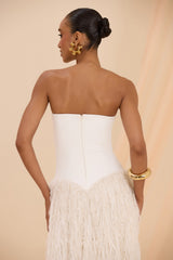 Lucia Fringe Midi Dress