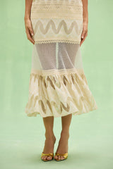 Flora Lace Midi Dress