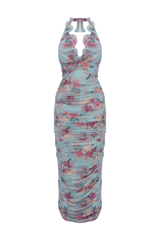 Flora Mist Midi Dress