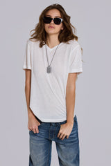 Linen V-Neck T-Shirt