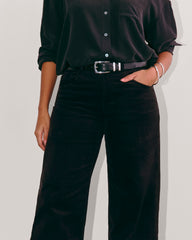 The Mid-Way Pant In Corduroy | Black
