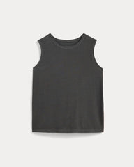 The Boyfriend Tank In Essential Cotton | Black