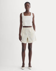 The Seersucker Pull-On Short | Bone