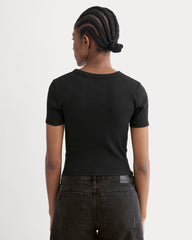 The ’90S Rib Tee | Black