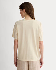 The Boyfriend Tee In Essential Cotton | Parchment