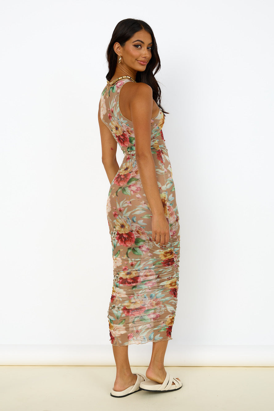 SNDYS Palmas Midi Dress Floral