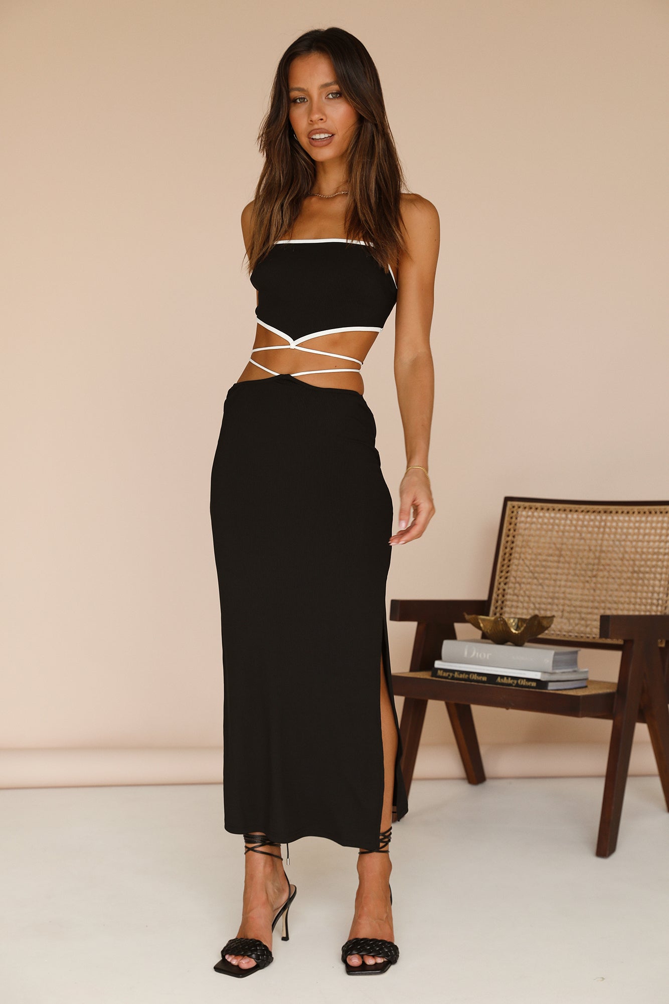 To Be Yours Maxi Skirt Black