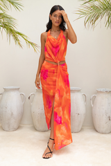 Dreamy Roads Maxi Dress Orange