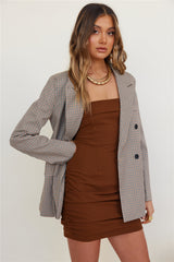 Tales Of Autumn Blazer Brown