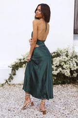 In Tune Maxi Dress Forest Green