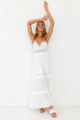 Semicolon Maxi Dress White