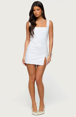 Edikted Adanna Side Slit Mini Dress