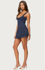 Edikted Mercedez Polka Dot Romper