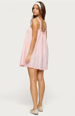 Edikted Christena Ruffle Mini Dress