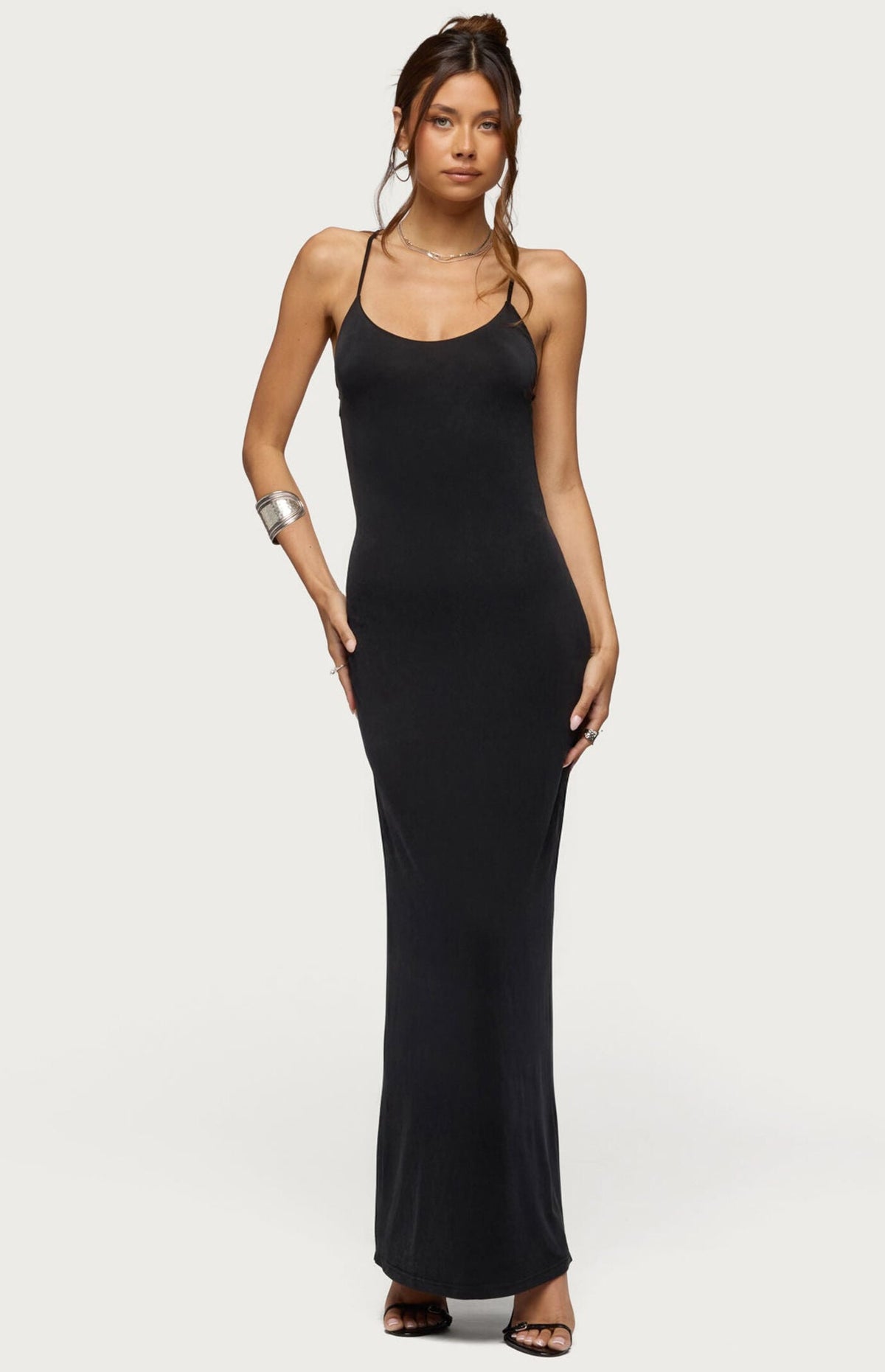 Edikted Zhuri Backless Maxi Dress