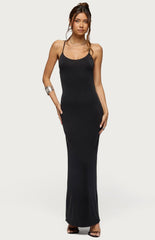 Edikted Zhuri Backless Maxi Dress