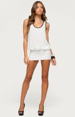 Edikted Marise Contrast Mini Dress