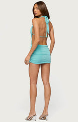 Edikted Rovelle Crossover Mini Dress