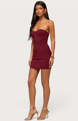 Edikted Sirena Strapless Cupped Mini Dress