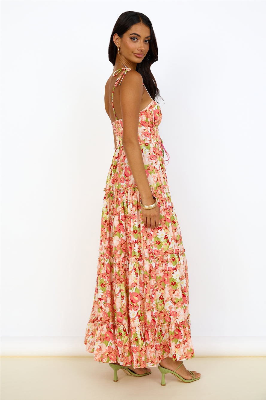 Raspberry Lemonade Maxi Dress Pink