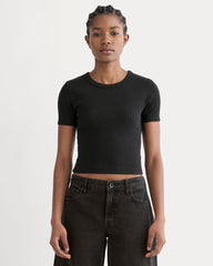 The ’90S Rib Tee | Black
