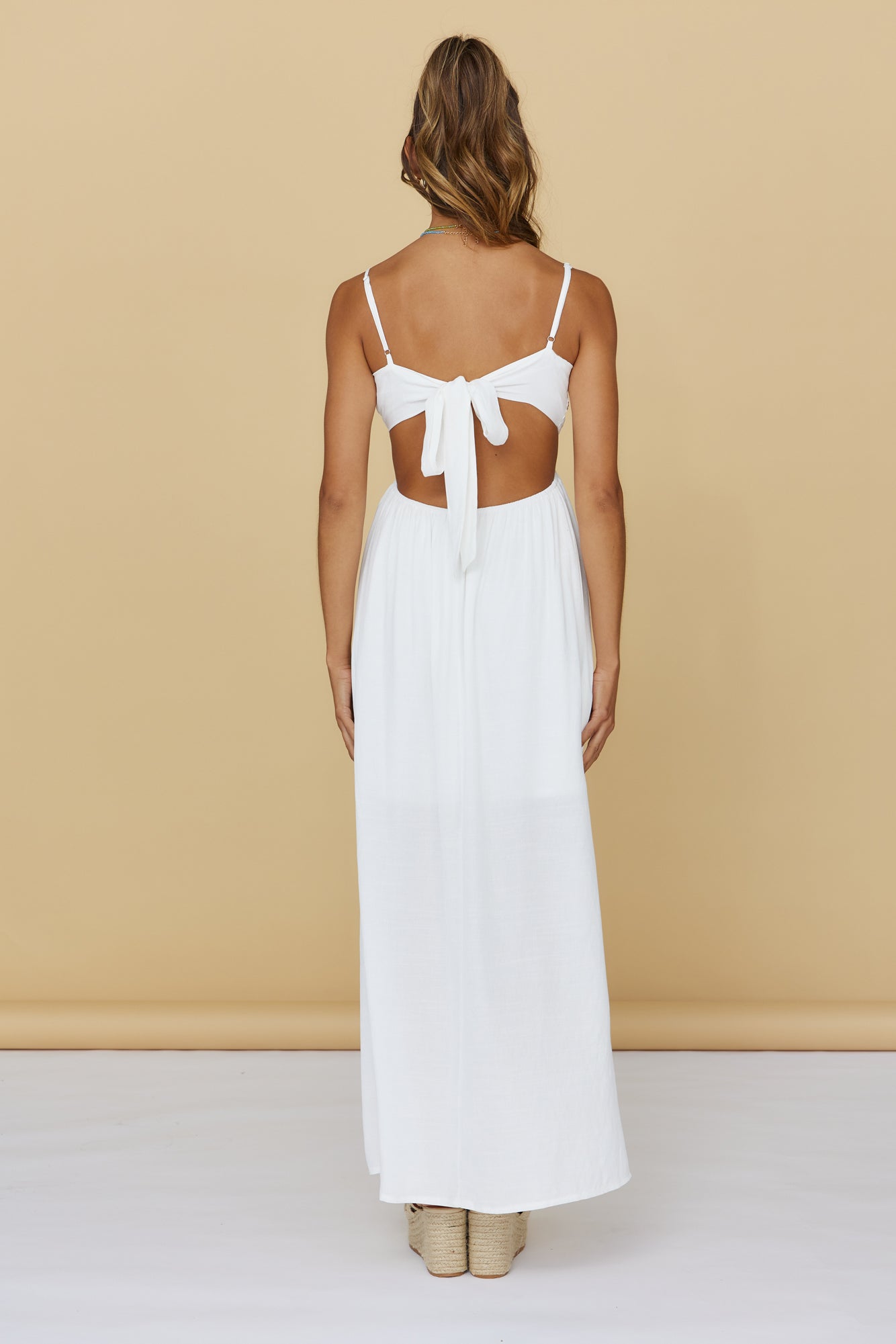 For So Long Maxi Dress White