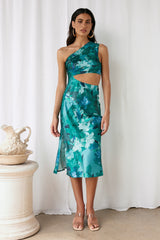 In My Mind Midi Dress Green