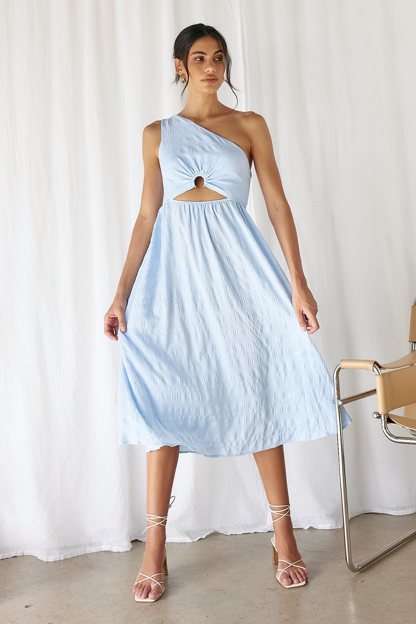 Dive In Maxi Dress Blue