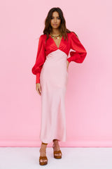 Strawberry Shortcake Maxi Dress Pink