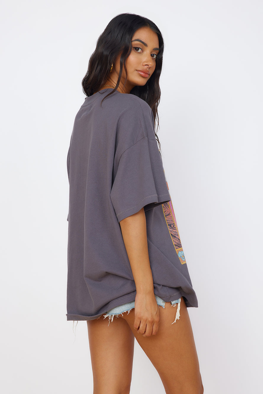 WRANGLER Boxy Slouch Tee Peacock Oasis